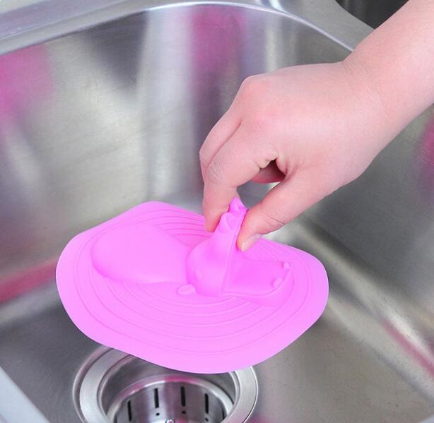 Silicone Drain Cover Cute Anti-odor Drain Lids