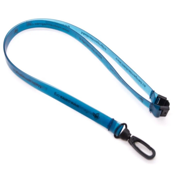 Safety PVC Lanyard Double Sided ID Card Badge Reel Holder