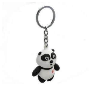 Környezetvédelmi lágy műanyag PVC kulcstartó