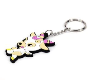 PVC táska kulcstartó