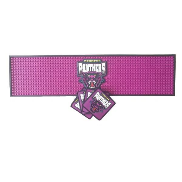 Gumi rózsaszín logo bar szolgáltatás Spill Szőnyegek Drink Rail Barmats