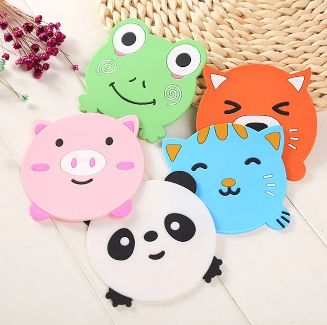 Creative Cute Cartoon Animal Silicone Coaster