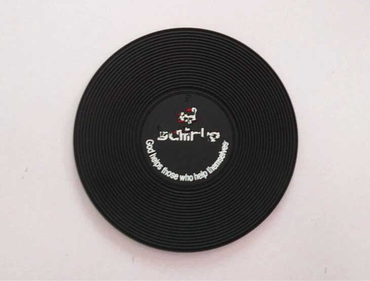 Promotion Gift 3D Pvc Silicone Cup Coaster