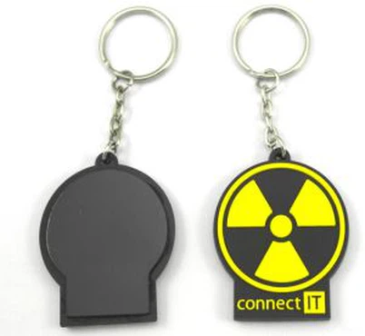 3D Pvc puha gumi kulcstartó gumi hűtő mágnesek