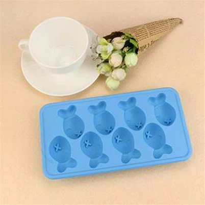 Fish Shapes Ice Cube szilikon tálca penész