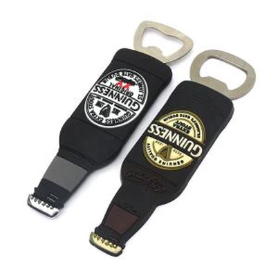 OEM Környezetbarát 3D lágy PVC sörnyitó