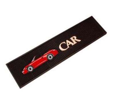 Professzionális design egyedi logó puha PVC gumirúd futó szőnyeg