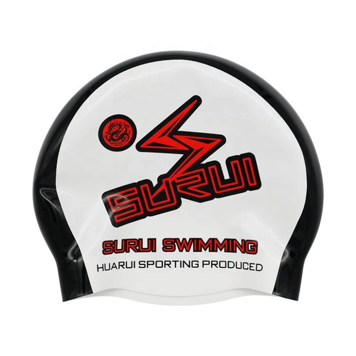 Printed Professional Adult Silicone Seamless Swim Caps