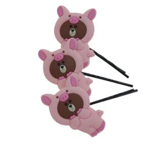 PVC Cartoon Hair Clips Haj markolatok