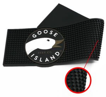 Puha Pvc bár ital sín szőnyegek Gumi rúd szőnyeg